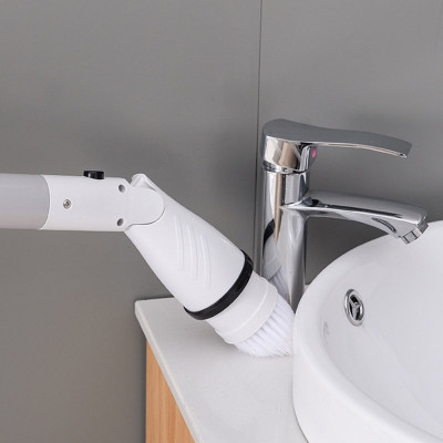 Chổi điện cọ nhà vệ sinh tự động Sothing JESOPB, đa năng kèm 4 đầu chổi tiện dụng chà siêu sạch - Hàng nhập khẩu