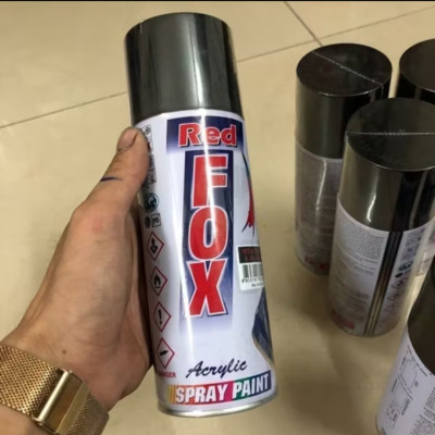 CHAI SƠN XỊT ỐNG XÃ XE MÁY ÔTÔ MẪU ĐEN NHÁM CHỐNG CHÁY TRANG TRÍ XE 