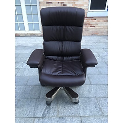 Ghế xoay Chủ tịch cao cấp Ghế da giám đốc CD7123-P Chân hợp kim thép carbon không gỉ dành cho quản lý cấp cao, Chủ tịch, Tổng giám đốc