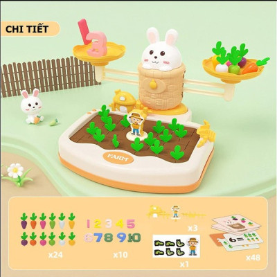 Bộ Cân Bằng Toán Học Hình Thỏ