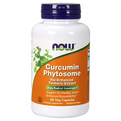 Viên Uống Turmeric Curcumin Phytosome NOW FOODS Hỗ Trợ Dạ Dày, Đại Tràng, Sức Khỏe Hệ Tiêu Hóa