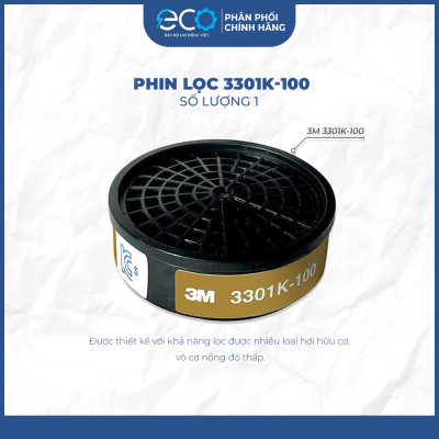 Bộ phụ kiện lọc mặt nạ phòng độc 3M dành cho mặt nạ 3100 - 3200