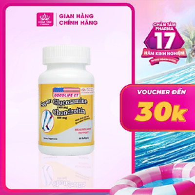 [Chính Hãng] Viên Uống Super Glucosamine Lọ 60 Viên - Hỗ Trợ Xương Khớp, Đau Nhức Xương Khớp, Bổ Khớp