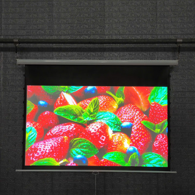 Màn chiếu kéo tay căng dây 8K-Pet Pro tab tension 80 inch tới 150 inch - Exzen chính hãng Korea BH 12 tháng- Hàng chính hãng