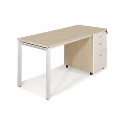 Bàn làm việc chân sắt Juno Sofa NT 1906B14H5 hình chữ U 140 x 60 x 75 cm