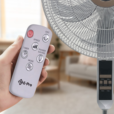 [Hàng chính hãng] Quạt đứng VEP-SF40-D6R - Hẹn giờ 9 tiếng - 3 cấp độ gió linh hoạt