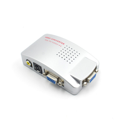 SOAIY Bộ chuyển đổi tín hiệu từ VGA sang SVIDEO - AV - Hàng Nhập Khẩu
