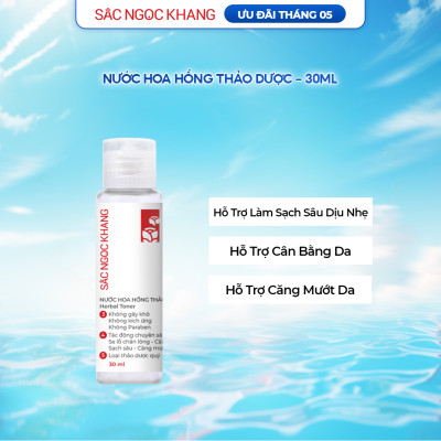 [Size du lịch] Nước hoa hồng 30g 