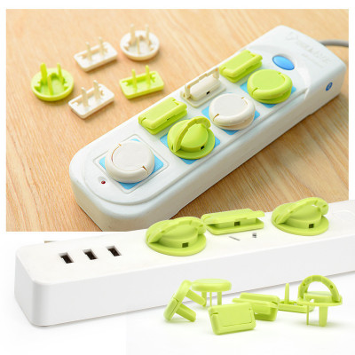 Nút Bịt Ổ Điện Babyup an toàn cho bé, nhựa ABS cao cấp, có móc kéo (Bộ 10 cái), loại 2 chân 3 chân chống giật nhỏ gọn chắc chắn