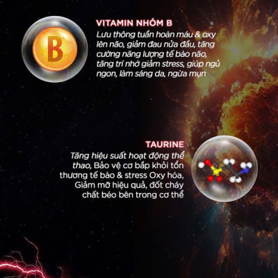 DMAXX thức uống bổ sung vitamin năng lượng không đường DAMODE 44 gói màu đỏ mỗi gói 2,2gr