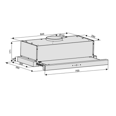Máy Hút Mùi LORCA TA 3005H 70cm Hàng Nhập Khẩu Chính Hãng Cao Cấp, Giảm Tiếng Ồn, Công Suất Lớn, Bền Bỉ, Hoạt Động Êm Ái