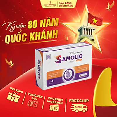 Viên uống Samolio Forte hỗ trợ viêm đại tràng cấp tính, mãn tính (30 viên) - Nutramed
