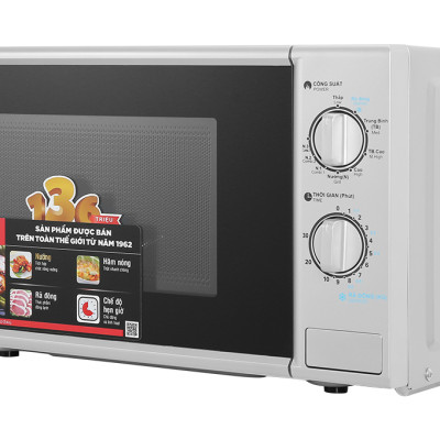 Lò vi sóng có nướng Sharp R-G228VN-SL 20 lít - Hàng Chính Hãng