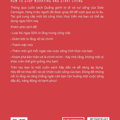 Sách - Quẳng gánh lo đi và vui sống: Những phương pháp đã được thời gian chứng thực giúp bạn đánh tan sự lo âu