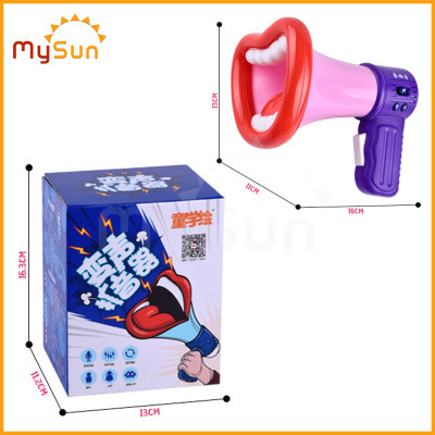 Loa đồ chơi cho bé loa mini thay đổi giọng nói phát thanh cầm tay tặng PIN