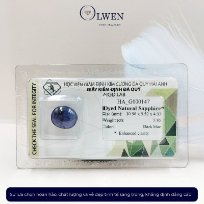 Viên đá Sapphire thiên nhiên HA-G000147