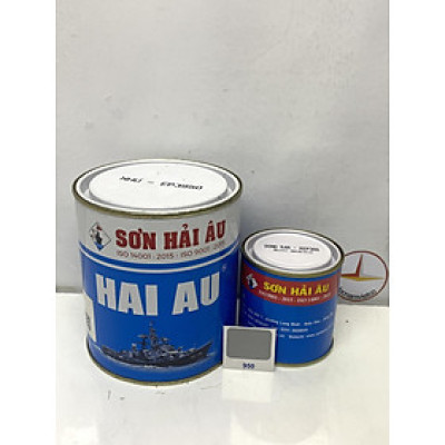 Sơn Epoxy Hải Âu màu bạc EP950 1L/Bộ