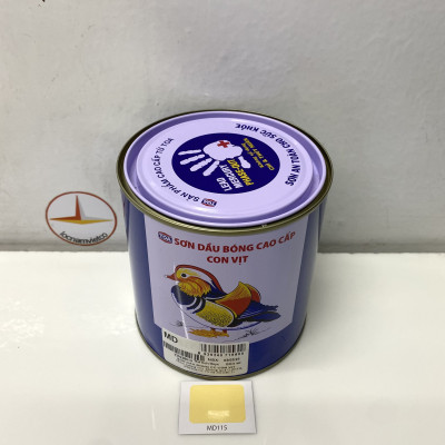Sơn dầu cao cấp TOA Con Vịt màu vàng MD 115 _ 800 ml