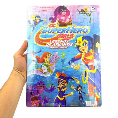 Tranh Xếp Hình A3 48 Mảnh - Nôbita - Supper Hero Girl A3-092