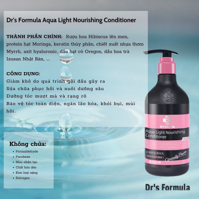 Dầu Xả Dưỡng Tóc Bóng Mượt Dr