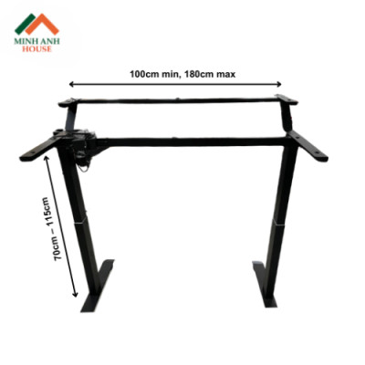 Chân nâng hạ 1 motor 2 phân đoạn 2 tầng MAH-F2T12