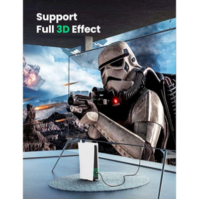 Ugreen UG40102HD119TK 3M 4K 60Hz màu đen Cáp hdmi - HÀNG CHÍNH HÃNG