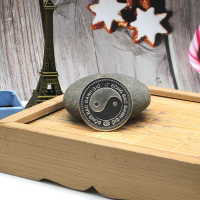 Đồng Xu Hoa Xòe Cạo Gió Đánh Cảm Chữ Lộc Cầu May Bạc Ta 999 BẠC HIỂU MINH XDG8S