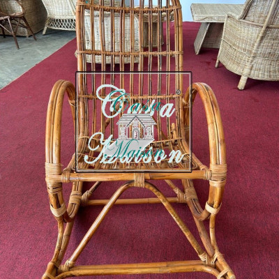 Ghế mây bập bênh cao cấp Casa Mai Son