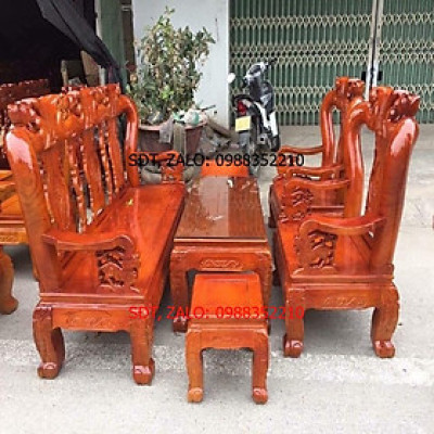 Bộ Bàn Ghế Minh Quốc Đào Gỗ Xoan Ta