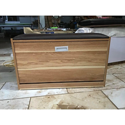 Tủ giày thông minh Juno Sofa có đệm ngồi mini gỗ nệm tiện lợi giá rẻ