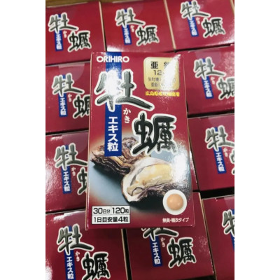 Viên Uống Tinh Chất Hàu Tươi Orihiro Nhật Bản 120 Viên Hỗ Trợ Tăng Cường Sức Khỏe Nam Giới