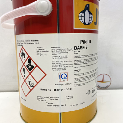 Sơn Jotun Pilot 2 Base 1 màu Trắng 5L/lon - Sơn Alkyd