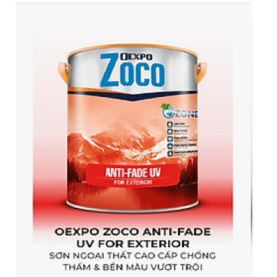 OEXPO ZOCO ANTI-FADE UV FOR EXTERIOR – SƠN NGOẠI THẤT CAO CẤP CHỐNG THẤM & BỀN MÀU VƯỢT TRỘI- OZ 80071