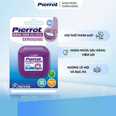 Chỉ nha khoa hương Lô hội và Bạc hà Pierrot 30m - loại mở rộng