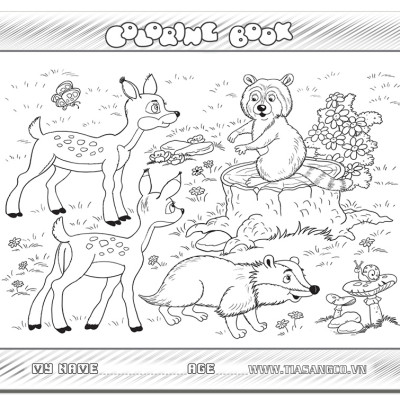 Xếp hình Tia Sáng Nai con và những người bạn (30 Mảnh Ghép) - Tặng kèm tranh tô màu cho bé