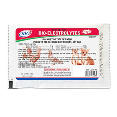 Bio Electrolyte | Bio Electrolytes - Giải Nhiệt, Bổ Sung Điện Giải, Mất Nước cho Chó Mèo, Gia Súc