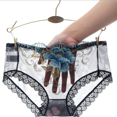 Bộ 5 quần lót ren nữ thêu hoa 