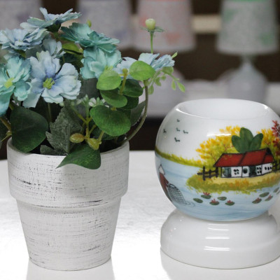 Đèn Xông Tinh Dầu Bát Tràng MAC689 - Mẫu Ngẫu Nhiên