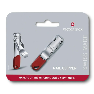 Bấm móng tay màu đỏ vĩ giấy 8.2050.B1 Victorinox Thụy Sỹ