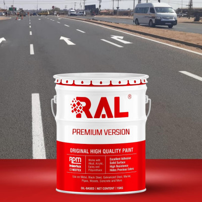 Sơn kẻ vạch phản quang Alkyd nhanh khô RAL ROAD LINE RAPID REFLECTIVE - 5KG