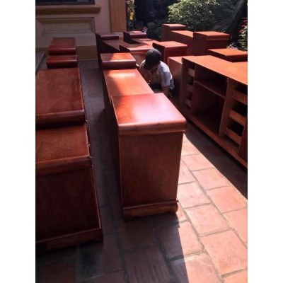 Kệ tivi mõ gỗ xoan đào