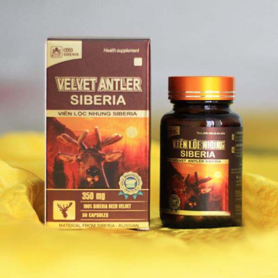 Thực phẩm bảo vệ sức khỏe Viên Lộc Nhung Siberia  - Hộp 30 viên