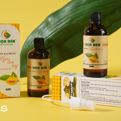 Chai Xịt nước hoa tinh dầu Ngọc lan tây 100ml - Hoa Nén -Làm thơm, kháng khuẩn, thư giãn