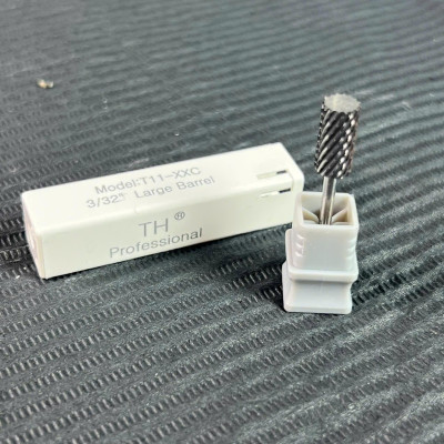 Đầu Mài Móng Titan Siêu Phá T11-XXC Cao Cấp Chuyên Dụng Phá Gel Phá Bột Làm Nail, Đầu Mài Hình Trụ 3/32" Vonfram Siêu Bền Bén, Mài Êm 2 Chiều