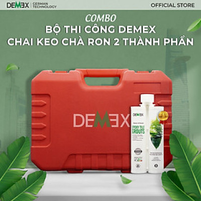 Combo 1 Bộ Dụng Cụ Thi Công, 1 Keo Chà Ron DEMEX 2 Thành Phần