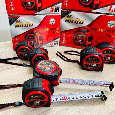Thước cuộn Kirito 5m và 7.5m cao cấp chính hãng đủ kích thước
