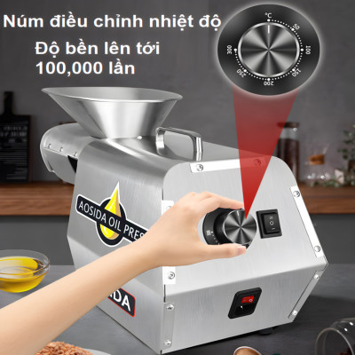 Máy ép dầu thực vật Nóng và Lạnh. Thương hiệu Anh Quốc AOSIDA cao cấp WF-J168 - Hàng chính hãng