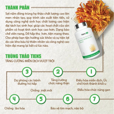 TPBVSK Viên đông trùng hạ thảo - Thiên Sư