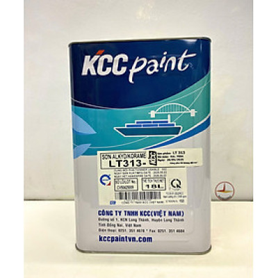 Sơn Alkyd KCC LT313 Base A màu xám RAL 7004 (Signal Grey)_18L