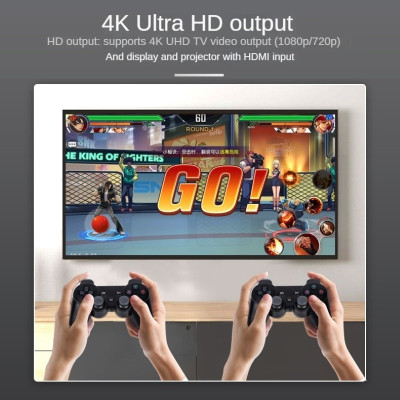 Bộ Máy Retro Gamestick M8 64G 2 tay cầm kết nối HDMI cho màn hình Tivi máy tính máy chiếu hàng nhập khẩu
